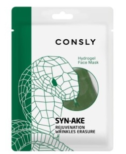 CONSLY, Гидрогелевая маска для лица с пептидом, 20 мл