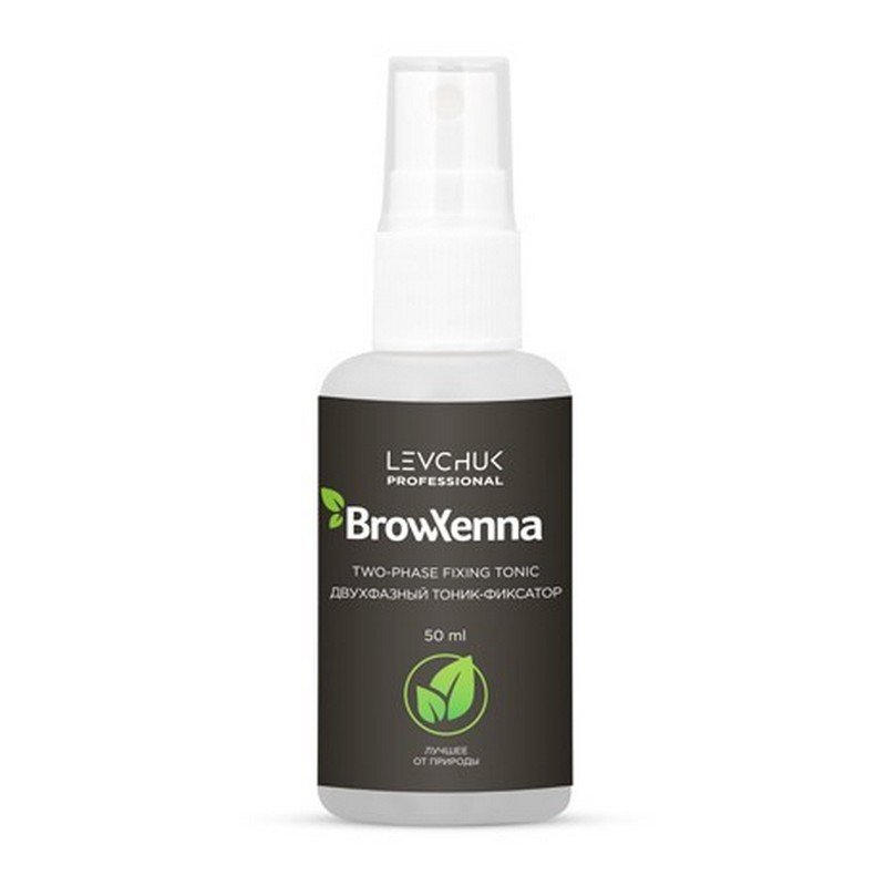 BrowXenna, Двухфазный тоник для снятия хны, 50 мл