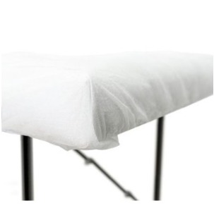 БЬЮТИГОЛИК, Чехол на кушетку 80*210 на резинке, Спанбонд Белый, 10шт