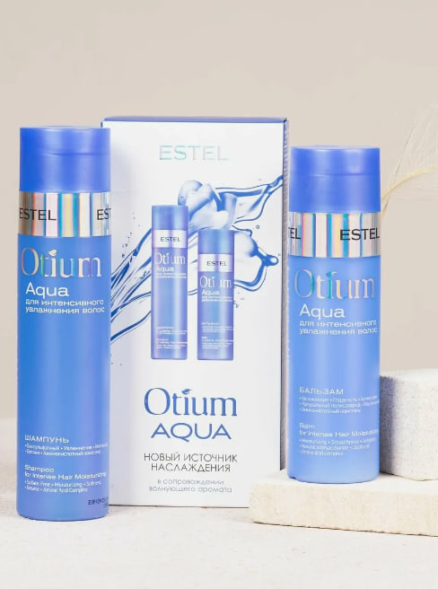 ESTEL OTIUM AQUA,  Набор для интенсивного увлажнения арт.OTM.201, (шампунь,бальзам )