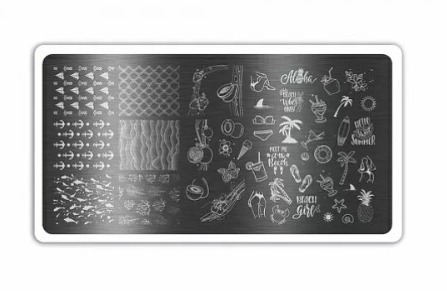 RUNAIL, Пластина для стемпинга №6431