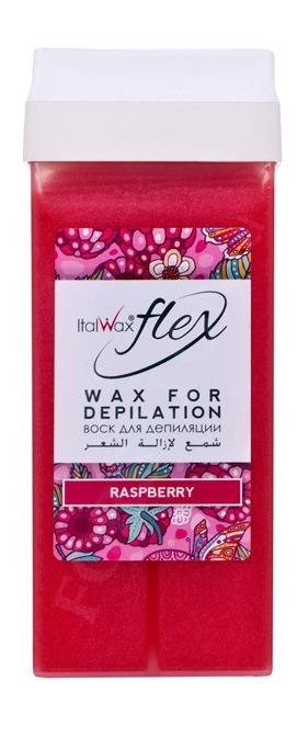 ItalWax Flex, Воск в картридже "Малина", 100 мл Ч/З