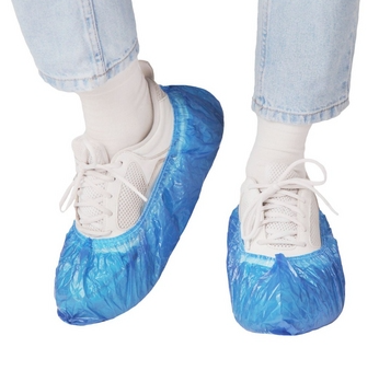 Elegreen, Бахилы медицинские одноразовые из ПНД двойные-арт.ЭГ-35/2/50 Синие 3,9 г, №50/2000