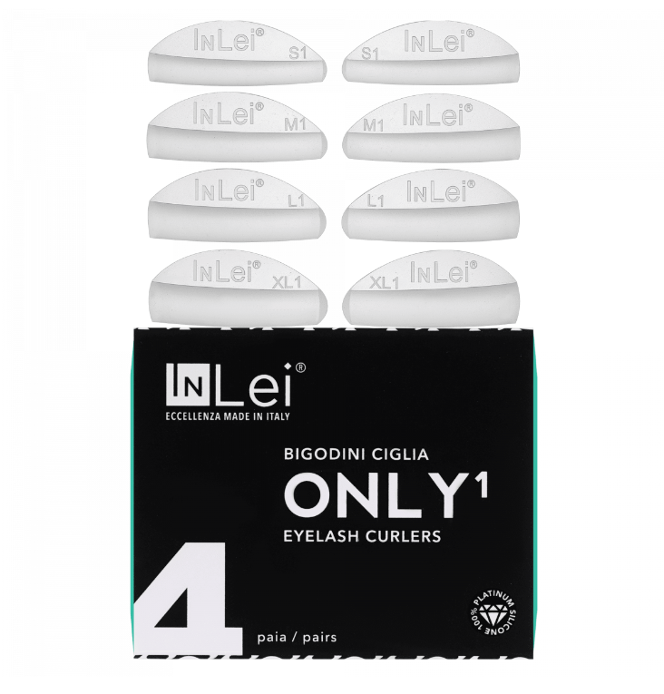 InLei, НАБОР СИЛИКОНОВЫХ БИГУДЕЙ ДЛЯ ЗАВИВКИ “ONLY1” 4 pairs MIX Pack (S1,M1,L1,XL1)