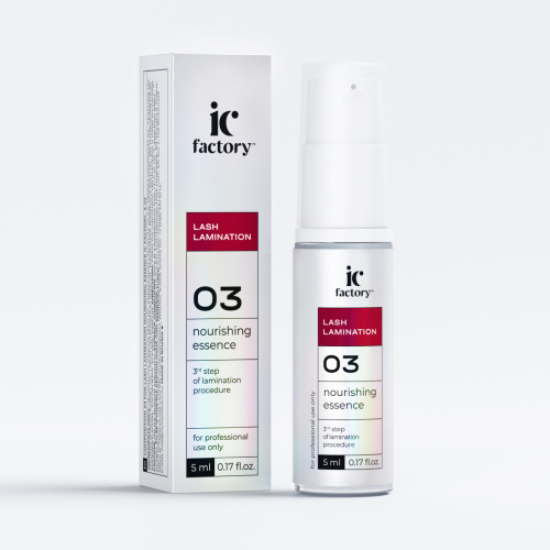IC FACTORY, Состав #3 для ламинирования ресниц NOURISHING ESSENCE, 5 мл