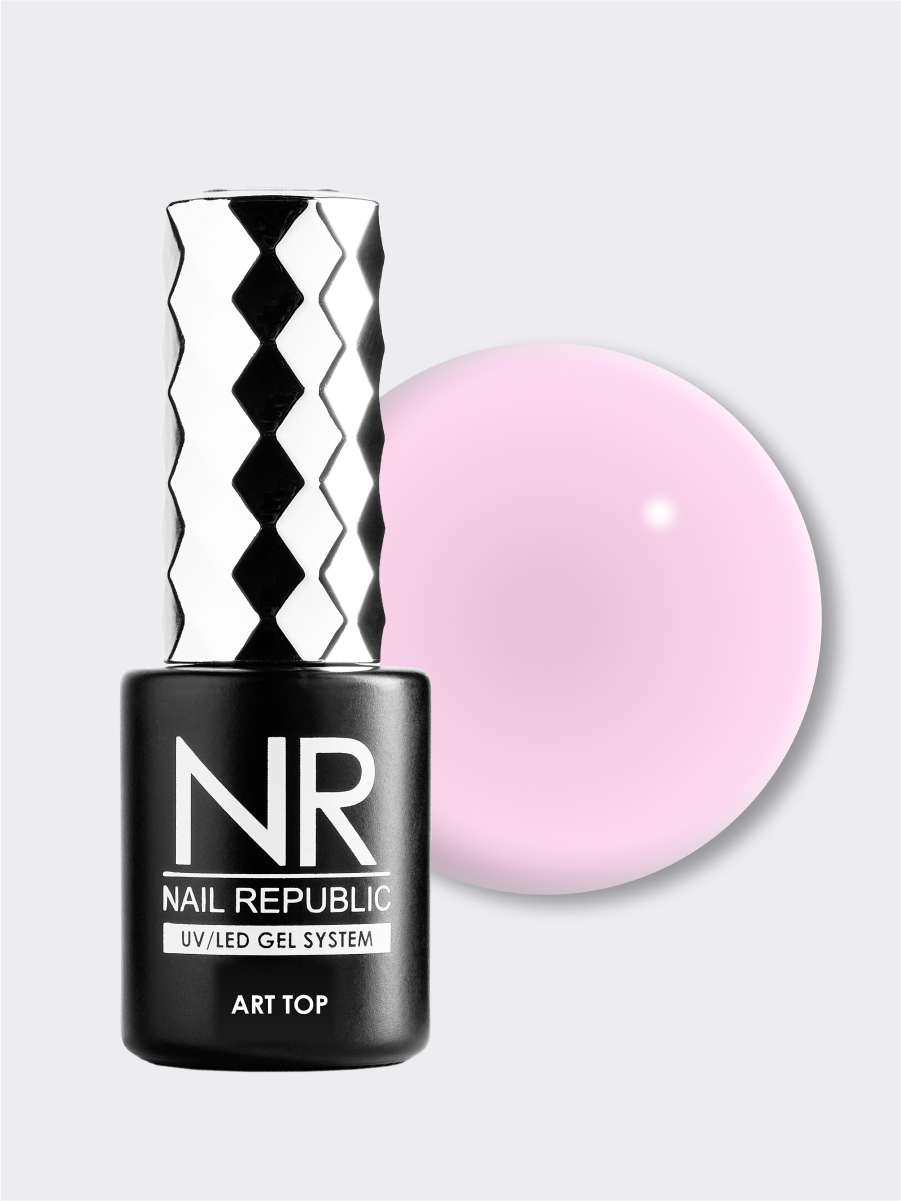 NR, Топ глянцевый цветной Розовое облако ART TOP GLOSS PROVENCE №21, 10 мл