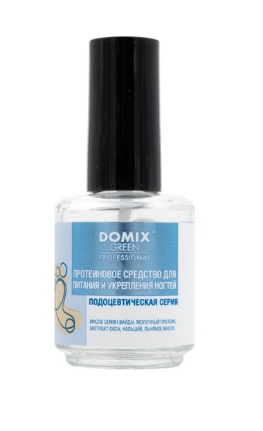DOMIX GREEN, Протеиновое средство для питания и укрепления ногтей, 17 мл