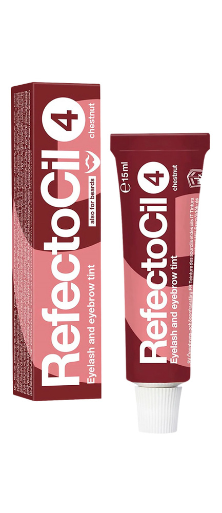 Refectocil, Краска для бровей, 4 - каштановый, 15 мл