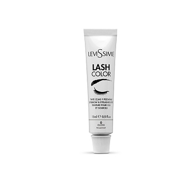 Levissime, LASH COLOR EYEBROWS, Краска для бровей и ресниц бесцветный № 0, 15 мл