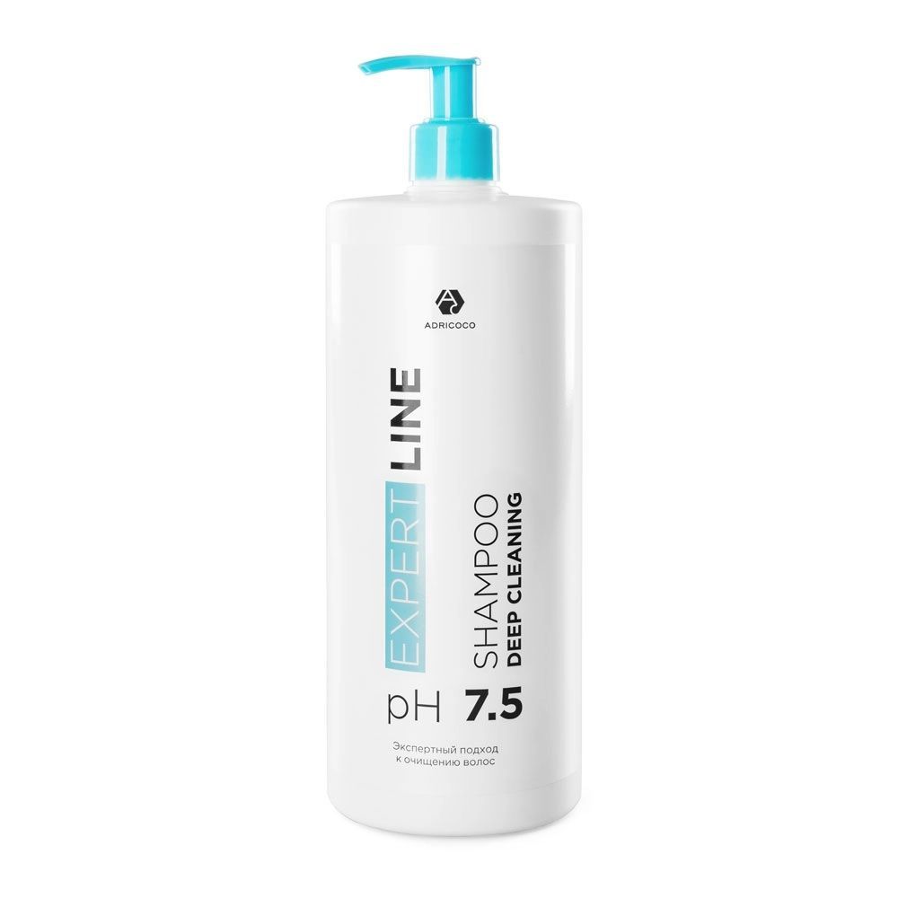 ADRICOCO EXPERT LINE, Шампунь глубокого очищения для волос (pH 7,5), 1000 мл