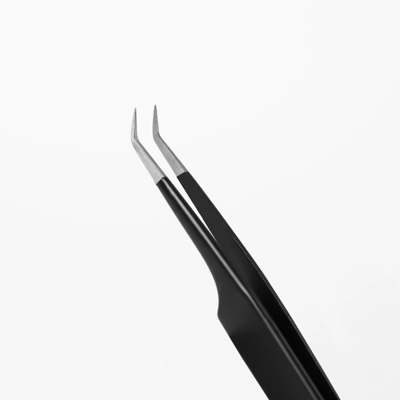 Rili, Пинцет для наращивания тип L (5 мм) (Black Line), 1шт