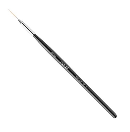 RUNAIL, Кисть для дизайна Nail Art Nylon, 12 мм №000/3 №3590