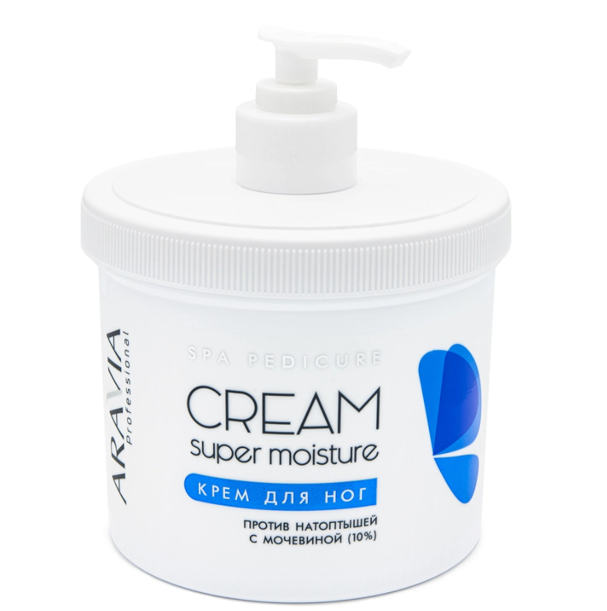 ARAVIA Professional 4009, Крем для ног "Super Moisture" от натоптышей с мочевиной, 550 мл