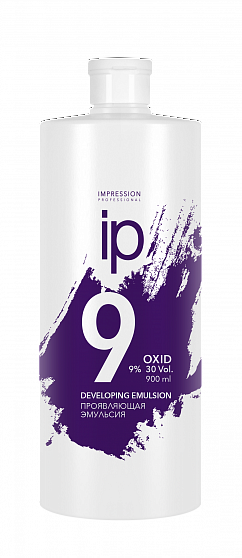 IP, Проявляющая эмульсия «impression professional» oxid 9 % (30 volume) /900 мл, арт.14640
