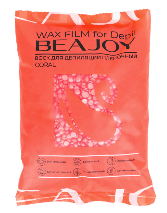 Beajoy, Воск пленочный "Coral", гранулы, 1000 гр
