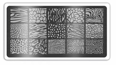 RUNAIL, Пластина для стемпинга №6435