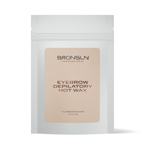 BRONSUN, Воск для депиляции бровей, 50 г