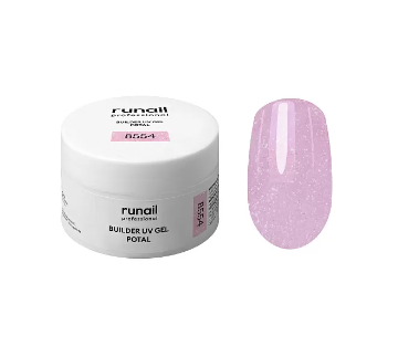 RUNAIL, Моделирующий УФ-гель c поталью BUILDER UV GEL POTAL, 15 г №8554