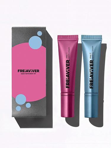 FREIAVIVER, Набор составов для ламинирования ресниц и бровей (2*10ml)