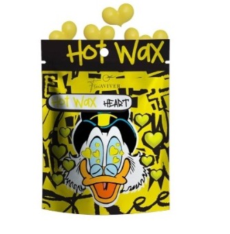 FreiAVIVER, Воск для депиляции бровей и лица Hot Wax "Hearts" Желтый, 500 гр