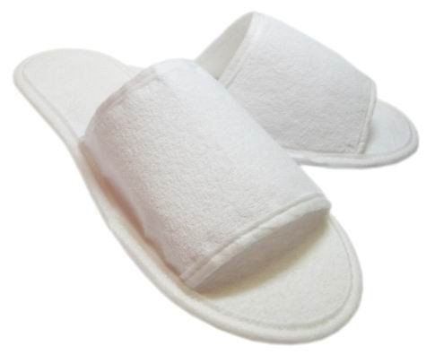 Тапочки махровые (белые), 1 пара (арт. 176)