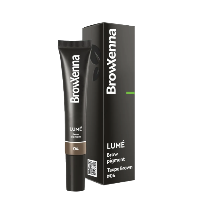 Lume, Пигмент  прямого действия для бровей гелевый 04, Taupe Brown, 15мл, 1 шт.
