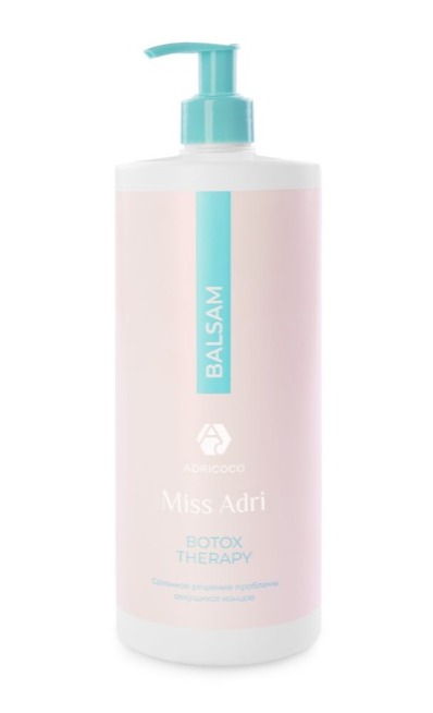 ADRICOCO Miss Adri Botox therapy, Бальзам для волос с эффектом ботокса, 1000 мл