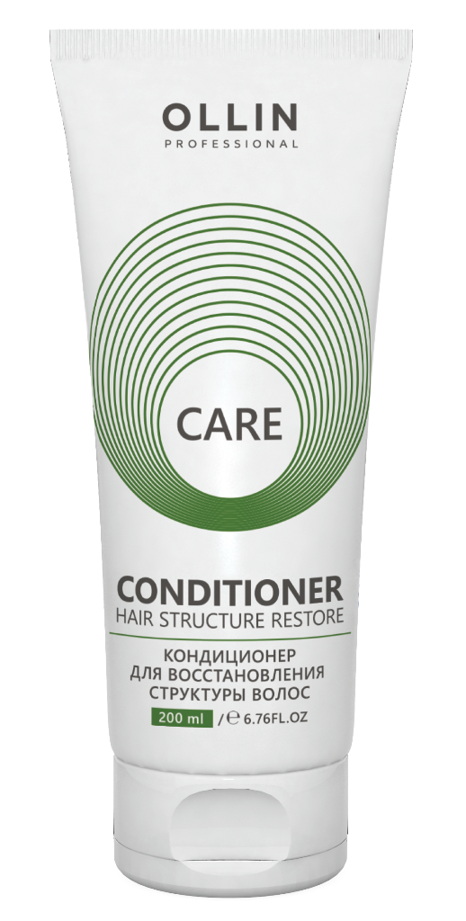 OLLIN, CARE, Кондиционер для восстановления структуры волос, 200 мл