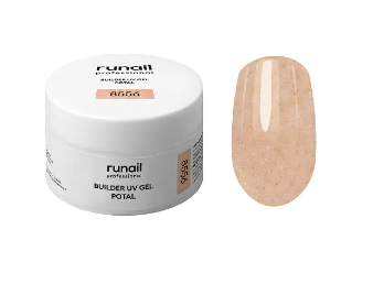 RUNAIL, Моделирующий УФ-гель c поталью BUILDER UV GEL POTAL, 15 г №8556 Ч/З