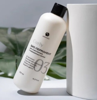 ADRICOCO CURLY, Био-перманент №3 для осветленных и окрашенных волос, 500 мл