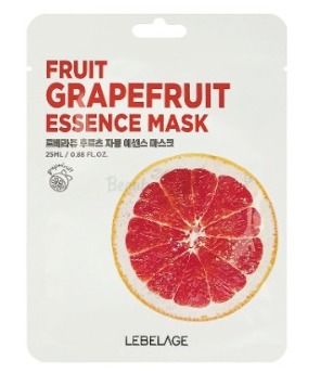 LEBELAGE, Маска для лица тканевая с экстрактом грейпфрута