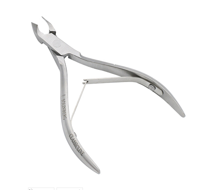 Solinberg, Кусачки маникюрные, матовые, двойная пружина, 4 мм, ручная заточка, арт. 221а-32010/2з