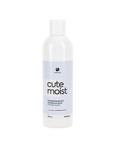 ADRICOCO CUTE MOIST, Ультраувлажняющий шампунь для волос с кокосовым молоком, 250 мл