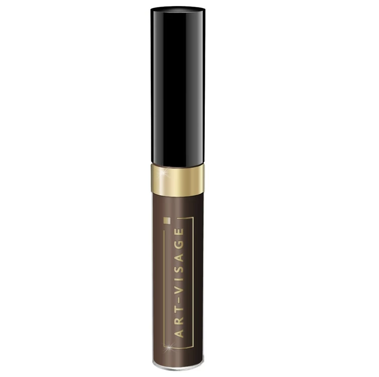 ART-VISAGE, Fix&Care Гель для бровей и ресниц ТЕМНО-КОРИЧНЕВЫЙ, 5мл