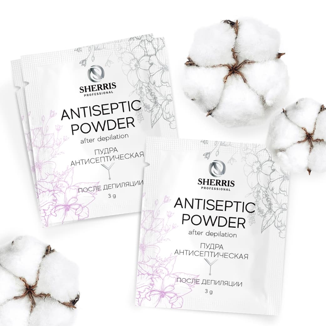 Sherris, Саше Пудра антисептическая после депиляции 3 г.