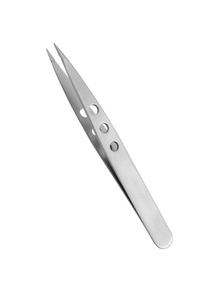 Металекс, Пинцет для бровей острый, матовый RT-305