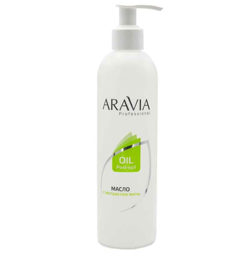 ARAVIA Professional 1025, Масло после депиляции с экстрактом мяты, 300 мл
