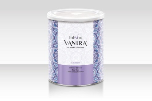ItalWax Vanira, Воск в банке "Лаванда", 800 мл