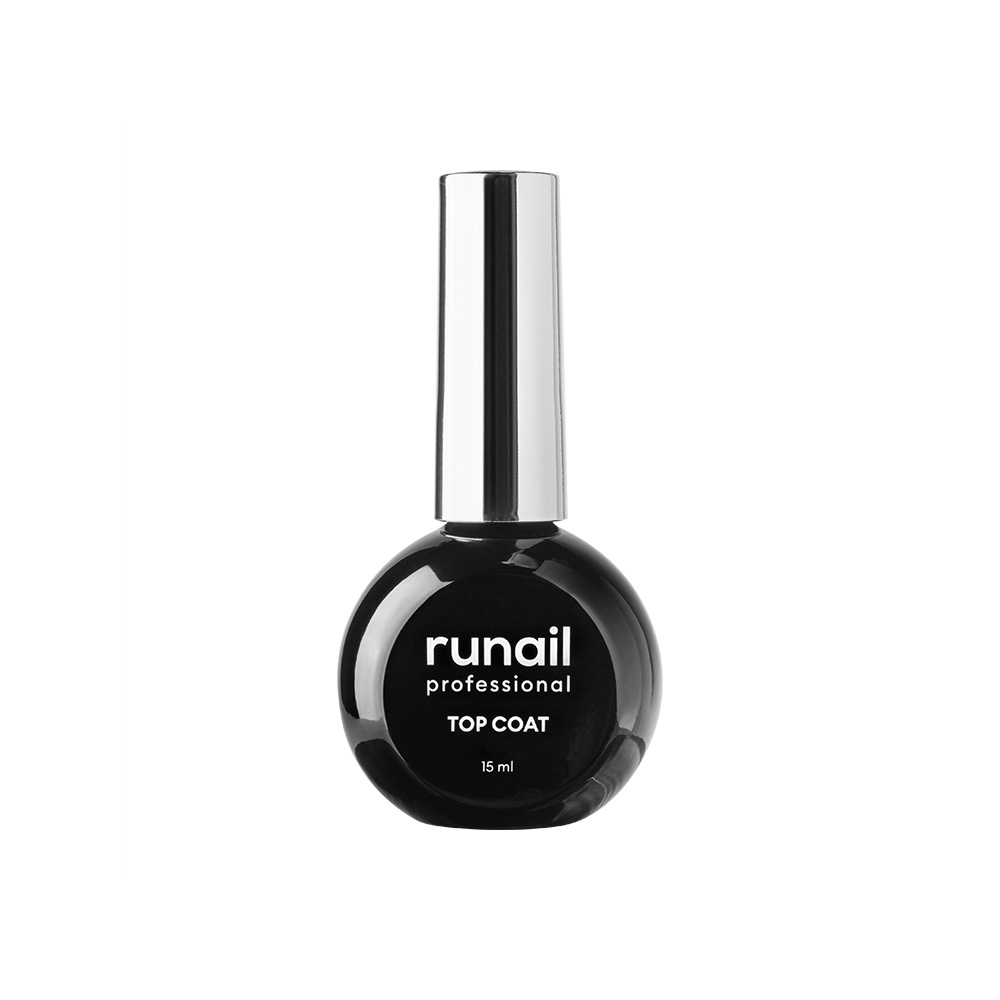 RUNAIL, Топ матовый для гель-лака Top Coat Soft Touch (без липкого слоя), 15 мл №7636