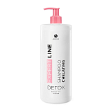 ADRICOCO EXPERT LINE DETOX, Шампунь для волос хелатирующий с маслом миндаля, 1000 мл