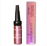 EKKOBEAUTY, Хна для бровей, Light Brown, 10гр
