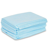 FB, Простыня одноразовая 80*200, SMS, голубой, индивидуального сложения, 20 шт. пачка