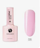 ADRICOCO, Камуфлирующая база, La creme base №06 - клубничный блонд, 10 мл