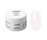 RUNAIL, Камуфлирующий УФ-гель (цвет: Фарфоровый френч), 15 г №4070