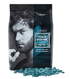 ItalWax, Воск горячий (пленочный) "POUR HOMME BARBER" (мужской), гранулы, 500 гр (Ч/З)