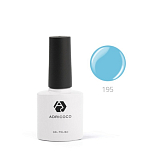 ADRICOCO, Цветной гель-лак №195 аквамарин, 8 мл