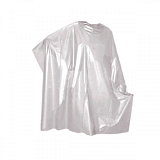 Пеньюар полиэтилен Эконом М14 прозрачный 100*160 см 50 шт/упк арт.Р0108-П5