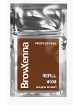 BrowXenna, Хна для бровей #108, древесный винный, (midi-саше), 3 г, 1 шт.