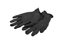 BASIC, Перчатки нитровинил, размер M, Черный, 50 пар