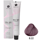 ADRICOCO Miss Adri, Крем-краска для волос 8.22 Светлый блонд интенсивный фиолетовый, 100 мл